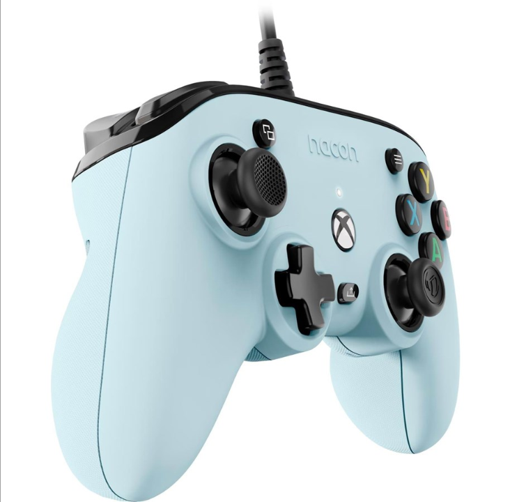 NACON Official Wired Pro Compact Controller - Pastel Blue - Gamepad - Microsoft Xbox One