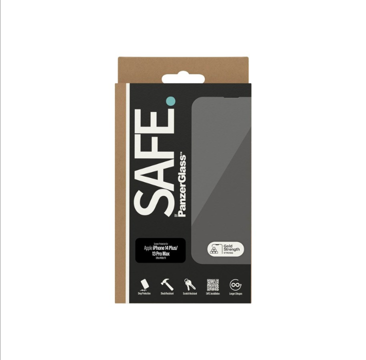 PanzerGlass SAFE - screen protector for mobile phone - ultra-wide fit