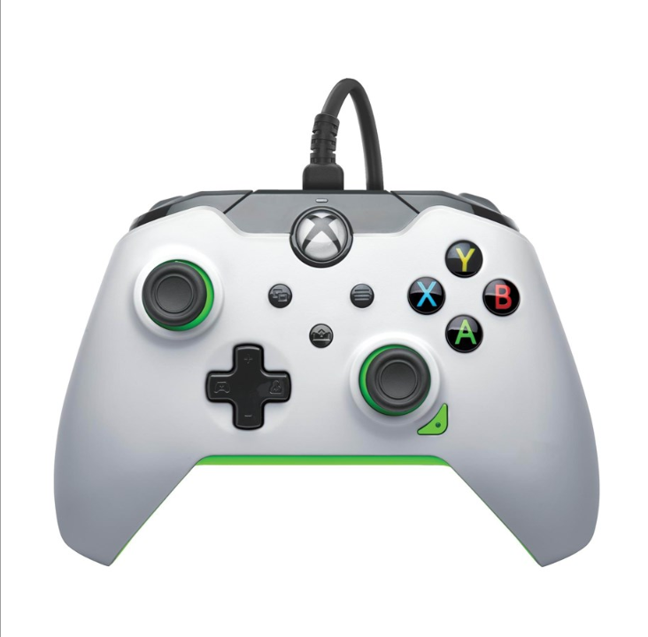 PDP Gaming Wired Controller - Neon White - Gamepad