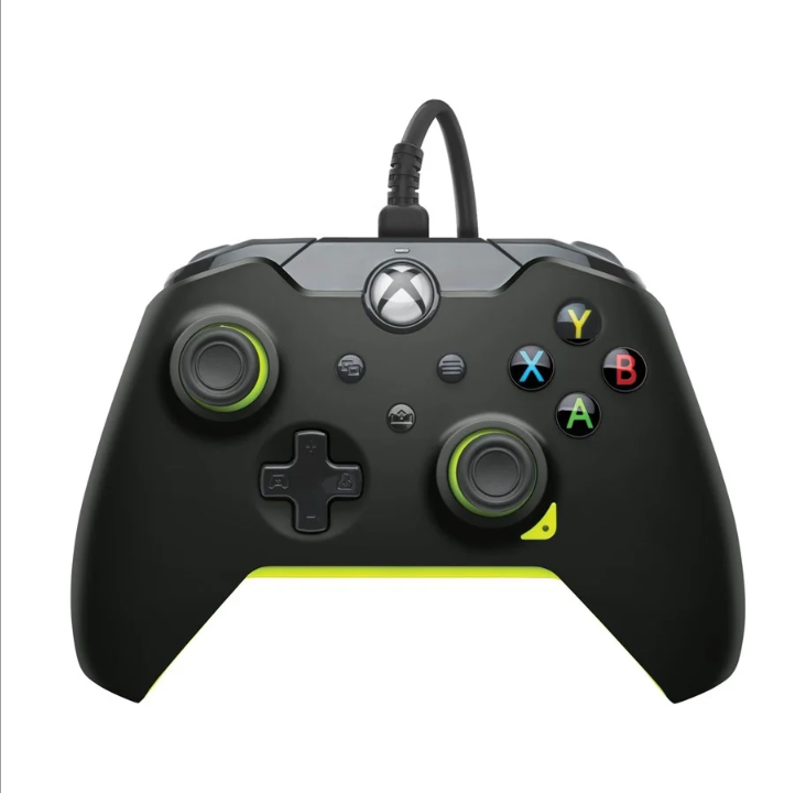 PDP Gaming Wired Controller - Electric Black - Gamepad - Microsoft Xbox One