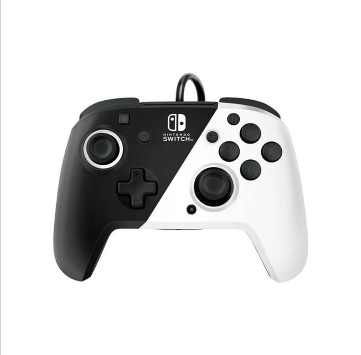 PDP Nintendo Switch Faceoff Deluxe Controller + Audio Wired - Black & White - Accessories for game console - Nintendo Switch