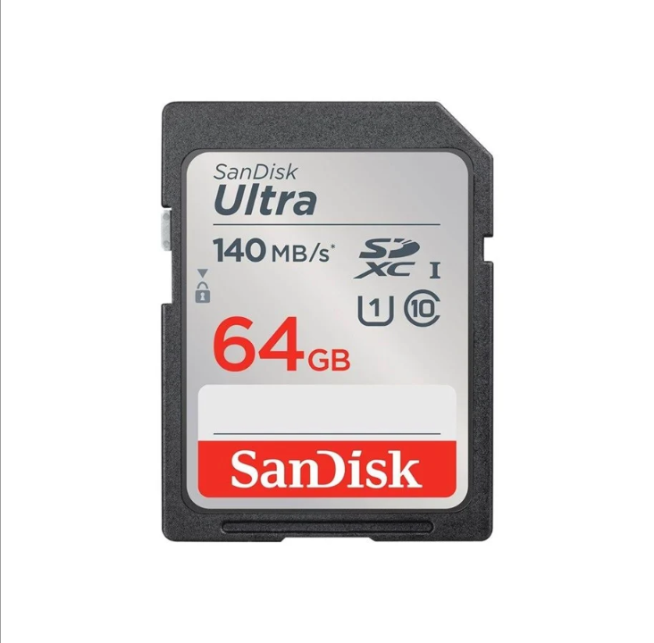 SanDisk Ultra SD - 140MB/s - 64GB