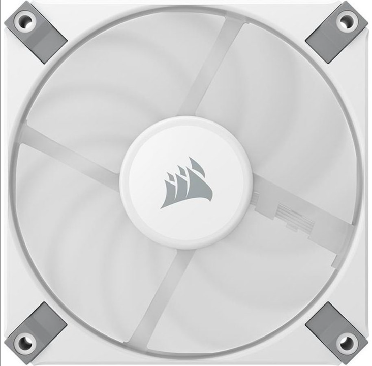 Corsair AF120 SLIM - White - Chassis fan - 120mm - White - 26 dBA