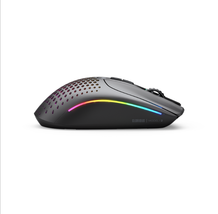 Glorious Model I 2 Wireless - Matte Black - Gaming mouse - Optic - 9 buttons - Black with RGB light