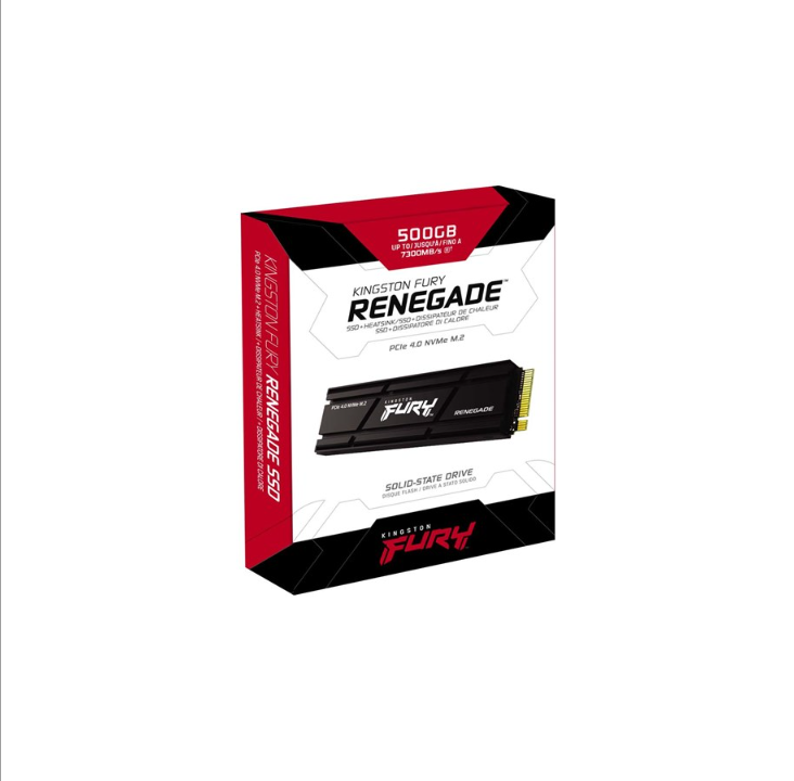 Kingston FURY Renegade SSD - 1 تيرابايت - مع موزع للحرارة - M.2 2280 - PCIe 4.0