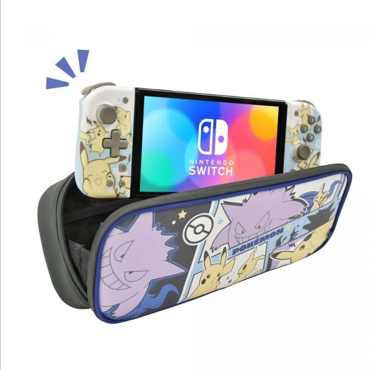 HORI Cargo Pouch Compact (Pikachu Gengar & Mimikyu) - Bag - Nintendo Switch