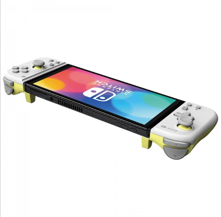 HORI Split Pad Compact（浅灰色和黄色）- 游戏手柄 - Nintendo Switch