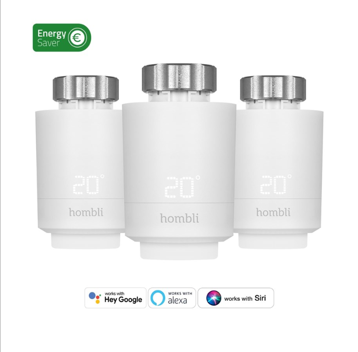 Hombli Smart Radiator Thermostat Expansion pack (2+1)