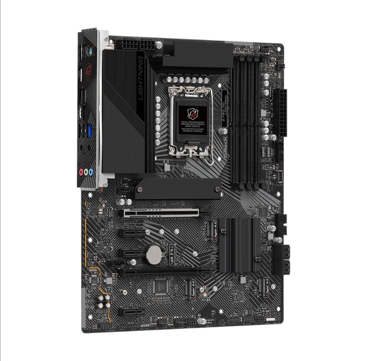 اللوحة الأم ASRock Z790 PG Lightning - Intel Z790 - مقبس Intel LGA1700 - ذاكرة الوصول العشوائي DDR5 - ATX