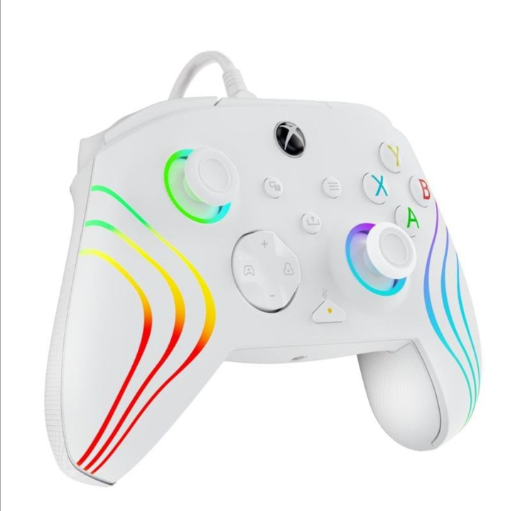 PDP Afterglow Wave Wired Controller - White - Gamepad - Microsoft Xbox One