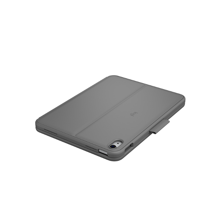 Logitech Slim Folio - 键盘和对开套 - ND - 牛津灰 - 键盘和对开套