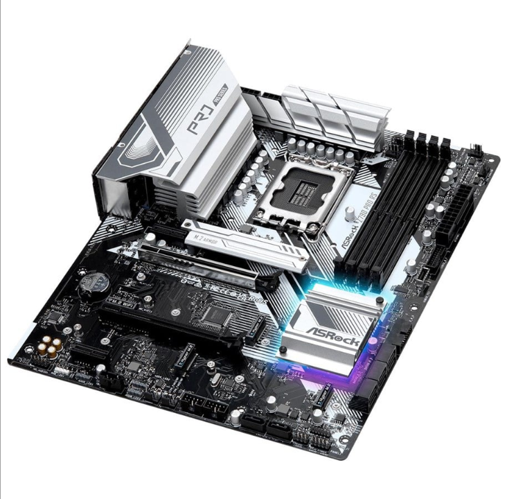 ASRock Z790 Pro RS Motherboard - Intel Z790 - Intel LGA1700 socket - DDR5 RAM - ATX