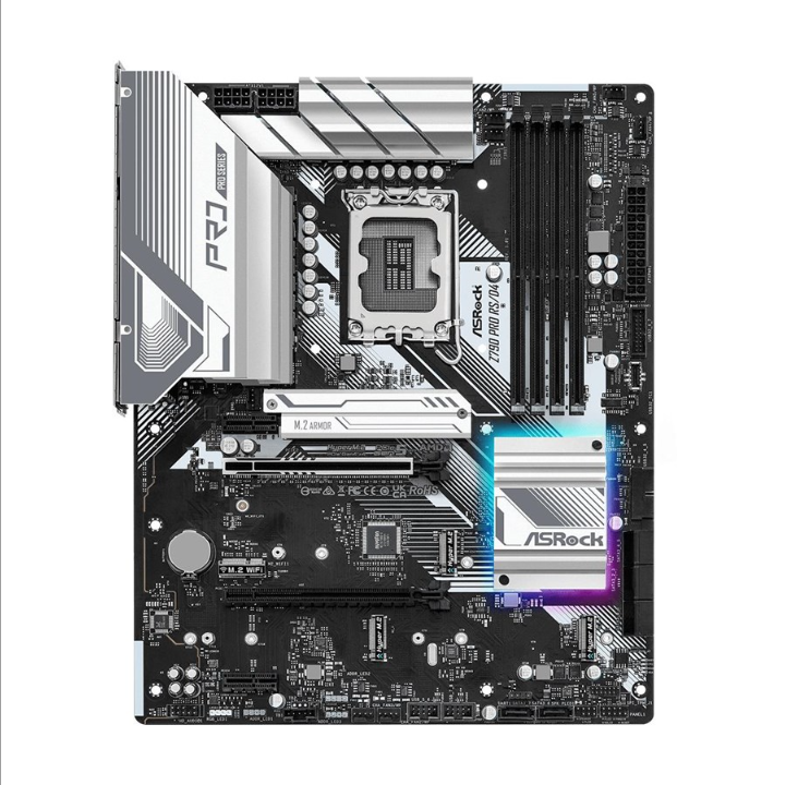 ASRock Z790 Pro RS/D4 Motherboard - Intel Z790 - Intel LGA1700 socket - DDR4 RAM - ATX