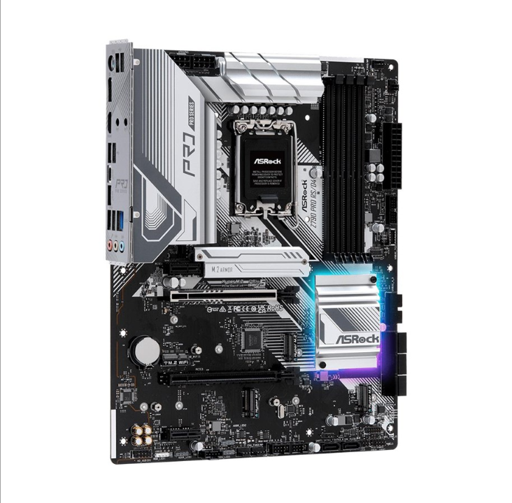 ASRock Z790 Pro RS/D4 Motherboard - Intel Z790 - Intel LGA1700 socket - DDR4 RAM - ATX