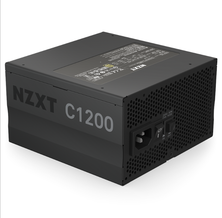 NZXT C-Series Gold C1200 power supply - 1200 Watt - 135 mm - 80 Plus Gold certificate