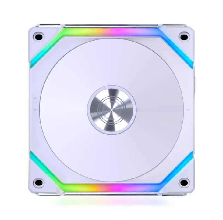 Lian Li UNI FAN SL120 V2 (3 عبوات) - مروحة هيكل - 120 مم - أبيض مع ضوء RGB - 29 ديسيبل