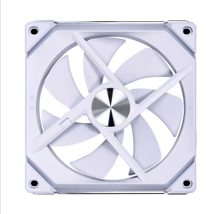 Lian Li UNI FAN SL140 V2 - مروحة هيكل - 140 مم - أبيض مع ضوء RGB - 29 ديسيبل