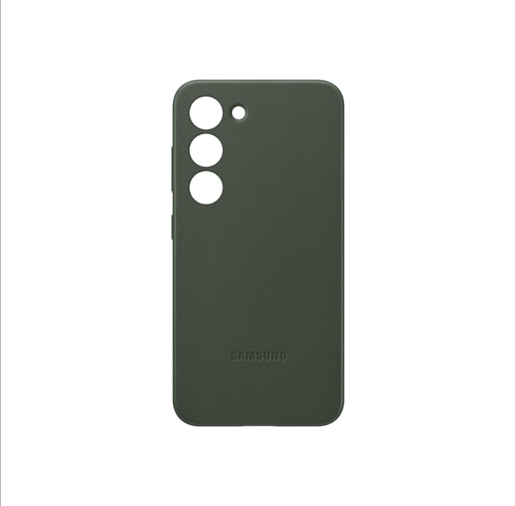 Samsung Galaxy S23 Leather Case - Green