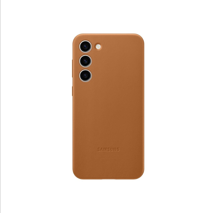 Samsung Galaxy S23+ Leather Case - Camel