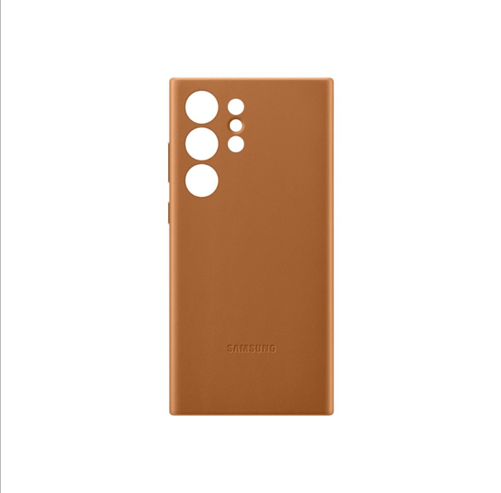 Samsung Galaxy S23 Ultra Leather Case - Camel