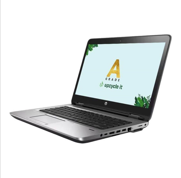 HP ProBook 640 G3 - 14 英寸 - Intel Core i5 7200U - 8 GB RAM - 256 GB SSD - 北欧 - 翻新