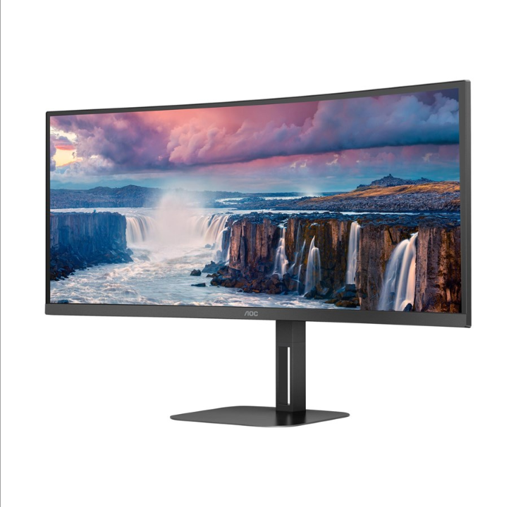 34" AOC CU34V5C/BK - 3440x1440 - 100Hz - VA - 65W USB HUB - 4 ms - Screen