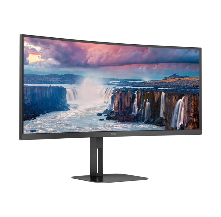 34" AOC CU34V5C/BK - 3440x1440 - 100Hz - VA - 65W USB HUB - 4 ms - Screen