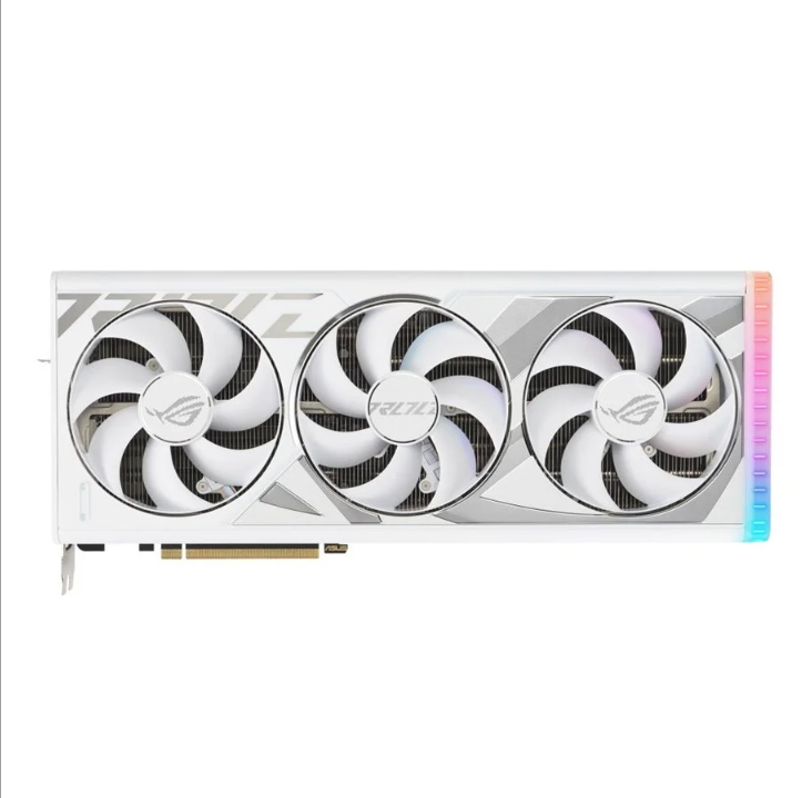 ASUS GeForce RTX 4090 ROG STRIX OC أبيض - 24 جيجا بايت GDDR6X RAM - بطاقة الرسومات