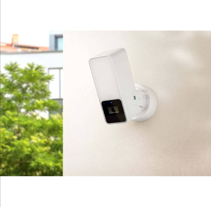 Eve Outdoor Cam White - Secure Floodlight Camera for Apple HomeKit
