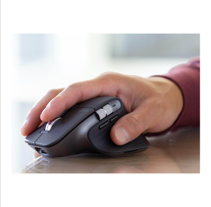 Logitech MX Master 3S for Business - Mouse - Optic - 7 buttons - Black