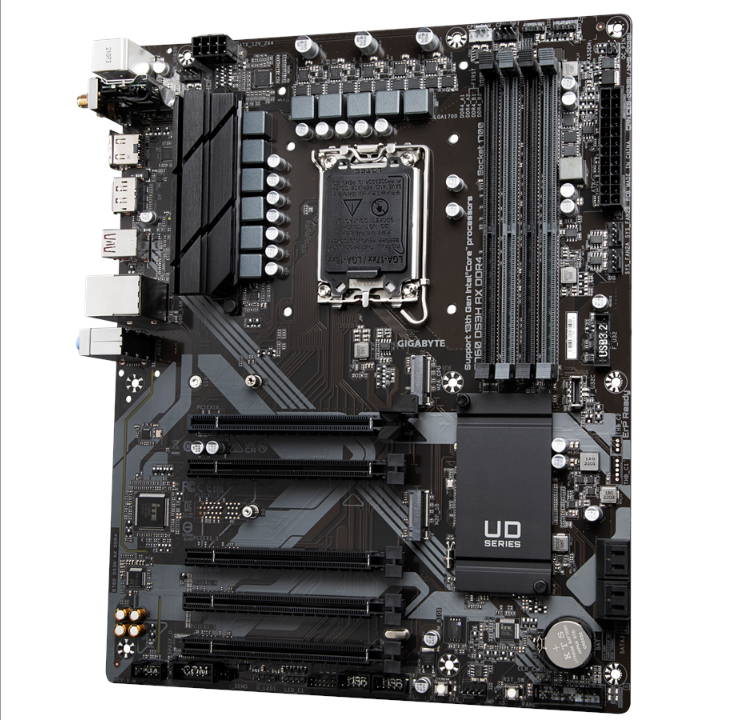 لوحة GIGABYTE B760 DS3H AX DDR4 - Intel B760 - مقبس Intel LGA1700 - ذاكرة الوصول العشوائي DDR4 - ATX