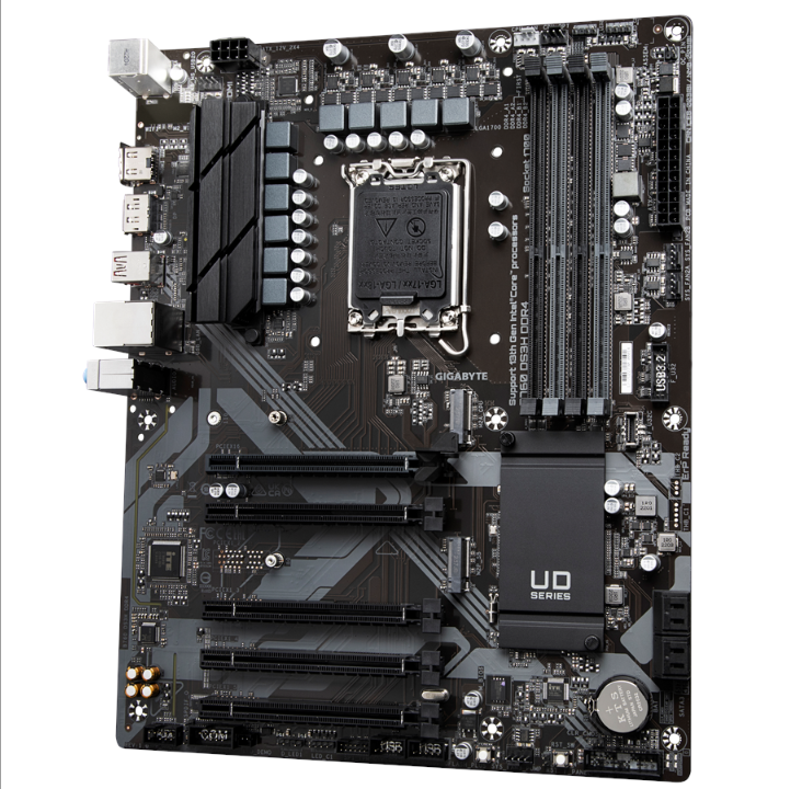 GIGABYTE B760 DS3H DDR4 Motherboard - Intel B760 - Intel LGA1700 socket - DDR4 RAM - ATX