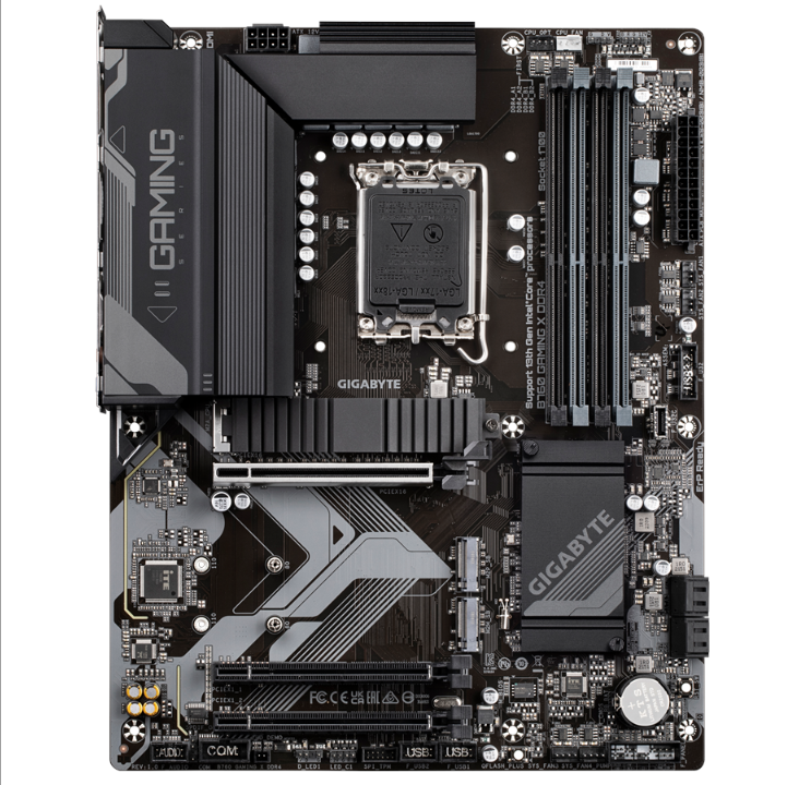 技嘉 B760 GAMING X DDR4 主板 - Intel B760 - Intel LGA1700 插槽 - DDR4 RAM - ATX