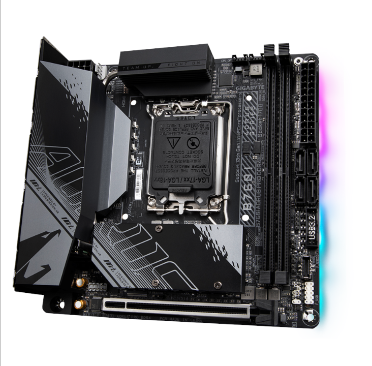 技嘉 B760I AORUS PRO DDR4 主板 - Intel B760 - Intel LGA1700 插槽 - DDR4 内存 - Mini-ITX