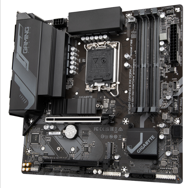 GIGABYTE B760M GAMING X AX DDR4 Motherboard - Intel B760 - Intel LGA1700 socket - DDR4 RAM - Micro-ATX