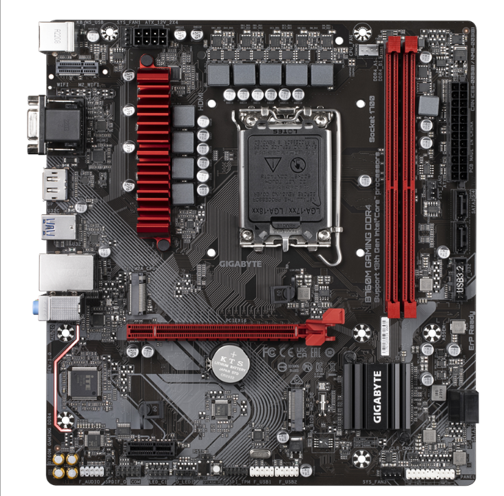 技嘉 B760M GAMING DDR4 主板 - Intel B760 - Intel LGA1700 插槽 - DDR4 RAM - Micro-ATX