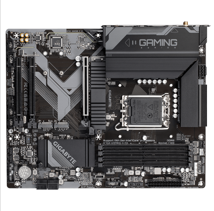 GIGABYTE B760 GAMING X AX Motherboard - Intel B760 - Intel LGA1700 socket - DDR5 RAM - ATX