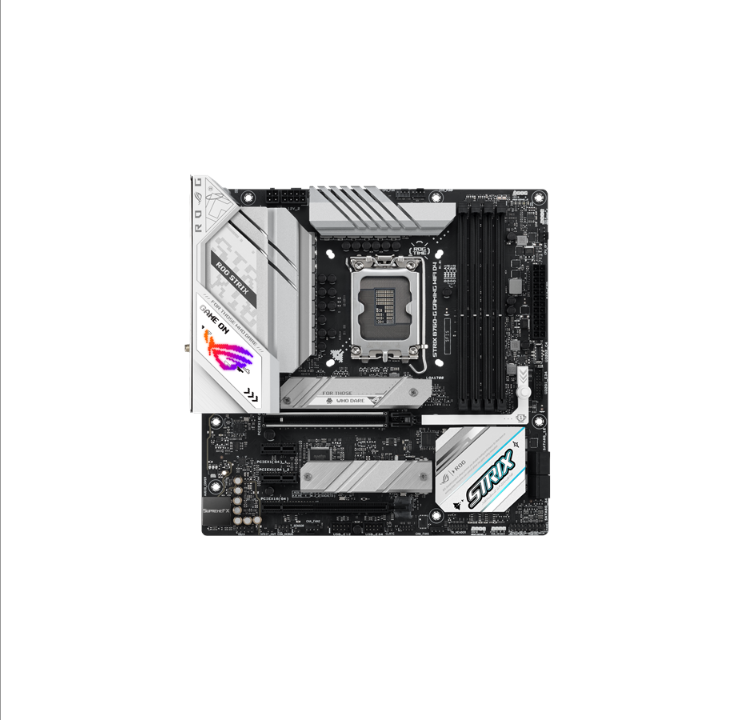 اللوحة الأم ASUS ROG STRIX B760-G GAMING WIFI D4 - Intel B760 - مقبس Intel LGA1700 - ذاكرة الوصول العشوائي DDR4 - Micro-ATX