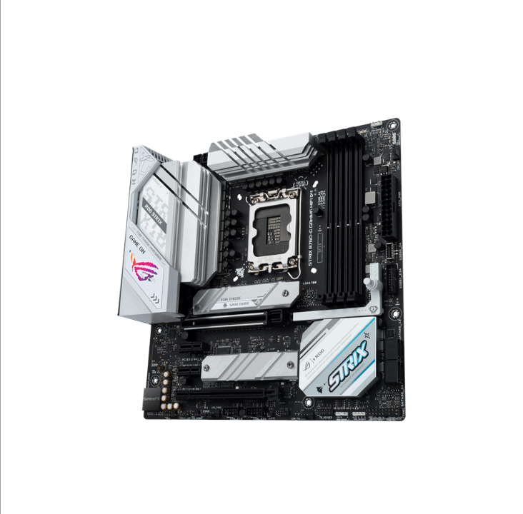 اللوحة الأم ASUS ROG STRIX B760-G GAMING WIFI D4 - Intel B760 - مقبس Intel LGA1700 - ذاكرة الوصول العشوائي DDR4 - Micro-ATX