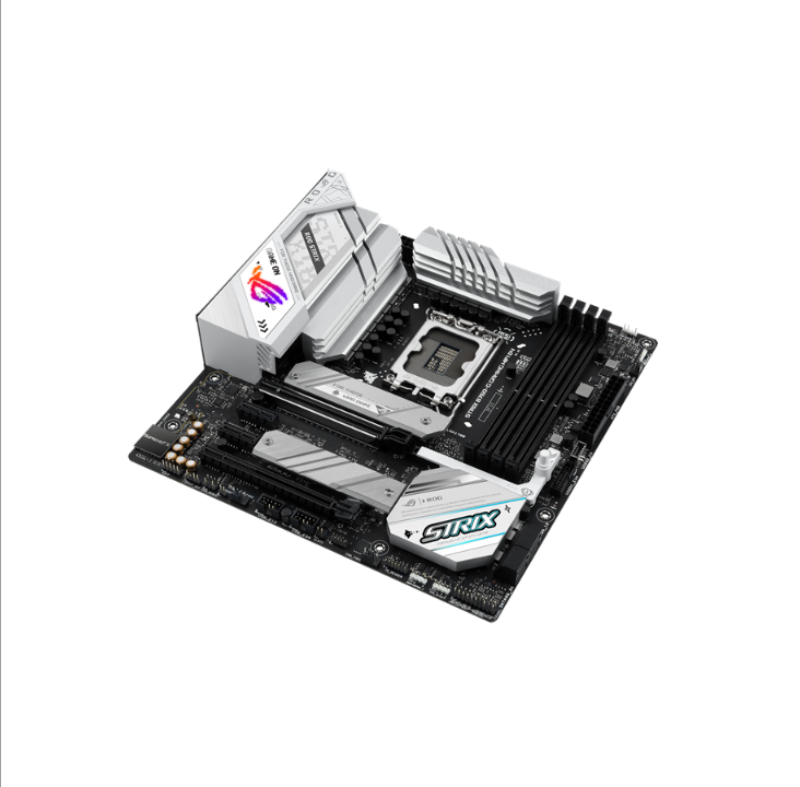 اللوحة الأم ASUS ROG STRIX B760-G GAMING WIFI D4 - Intel B760 - مقبس Intel LGA1700 - ذاكرة الوصول العشوائي DDR4 - Micro-ATX