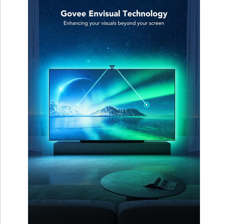 Govee Envisual TV Backlight T2 with Dual Cameras 55"-65"