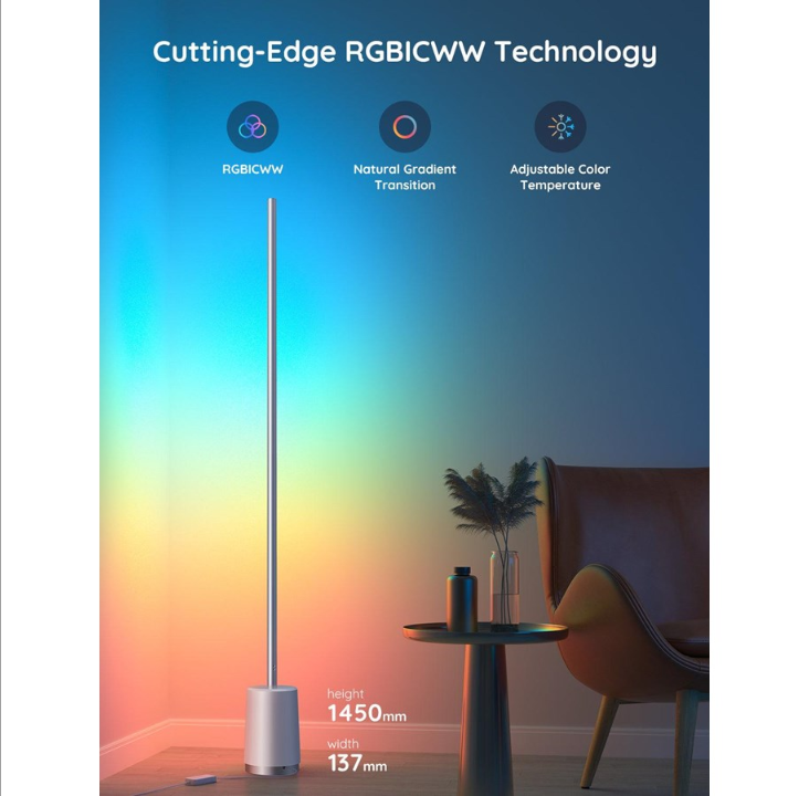 Govee Lyra RGBICWW  Floor Lamp