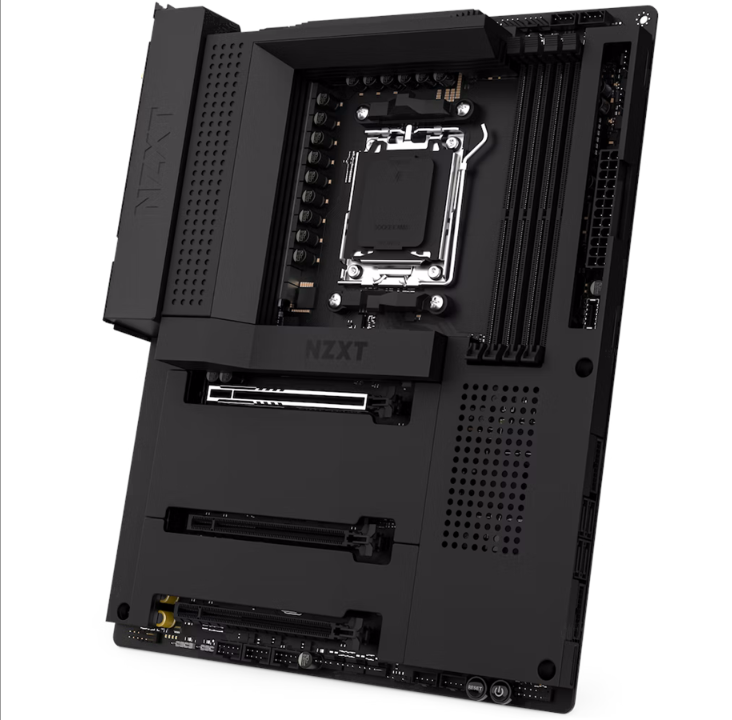 NZXT N7 B650E Black Motherboard - AMD B650E - AMD AM5 socket - DDR5 RAM - ATX