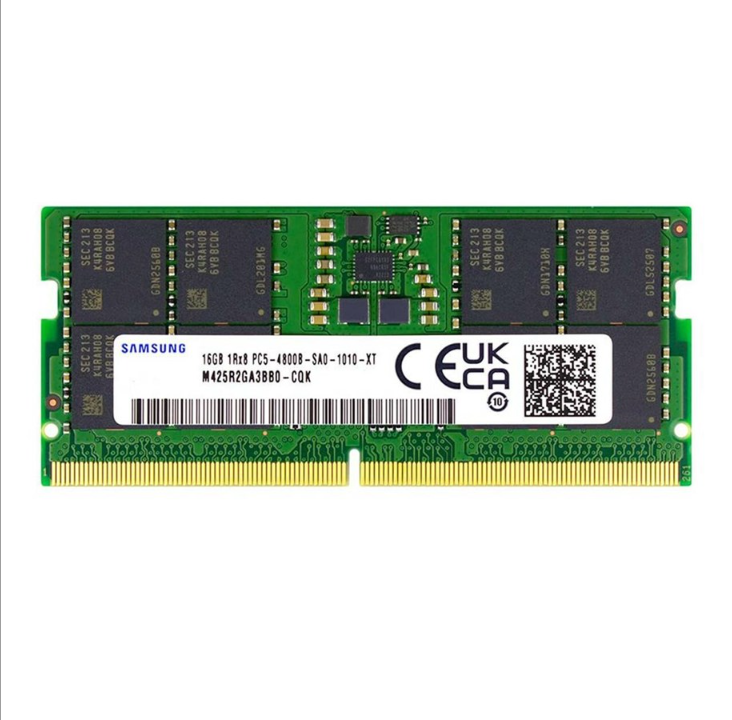 Samsung - DDR5 - module - 16 GB - SO-DIMM 262-pin - 4800 MHz / PC5-38400