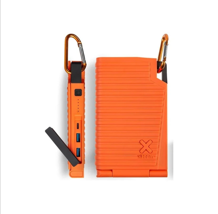 Xtorm SuperCharger XR105 solar power bank - Li-pol - USB-C 2 x 9 pin USB Type A - 20 Watt PowerBank - 10000 mAh