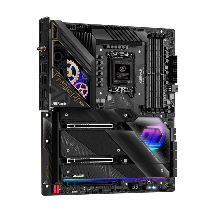 اللوحة الأم ASRock Z790 Taichi - Intel Z790 - مقبس Intel LGA1700 - ذاكرة الوصول العشوائي DDR5 - ذاكرة ATX ممتدة