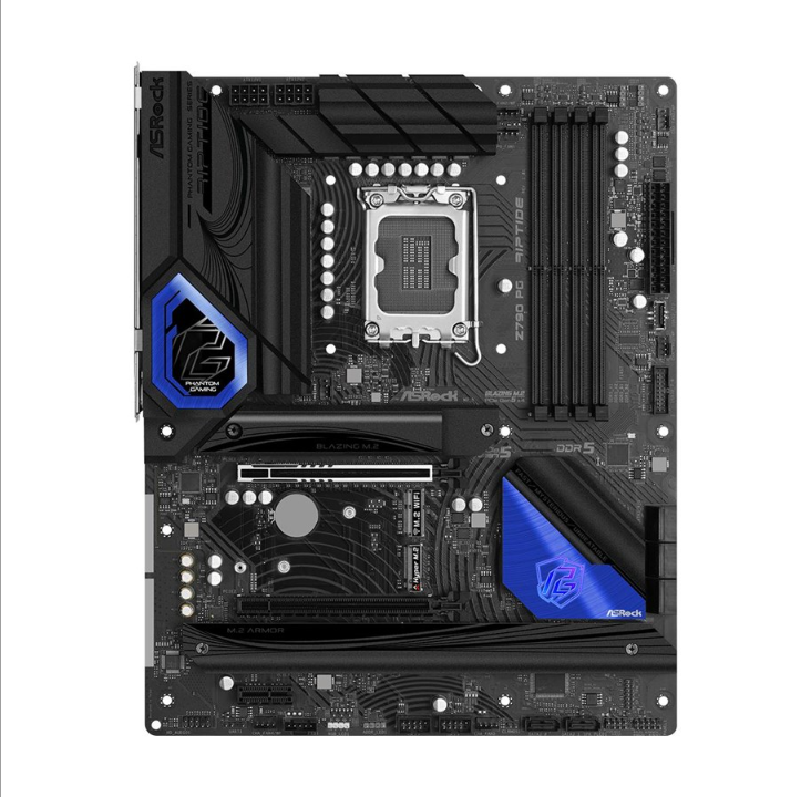 ASRock Z790 PG Riptide Motherboard - Intel Z790 - Intel LGA1700 socket - DDR5 RAM - ATX