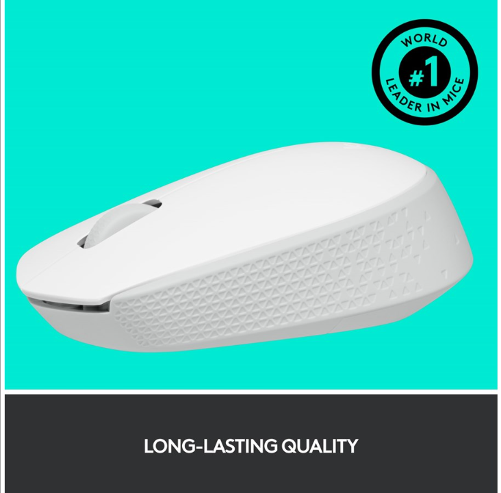 Logitech LOGI M171 Wireless Mouse - OFF WHITE - Mouse - Optic - 3 buttons - White