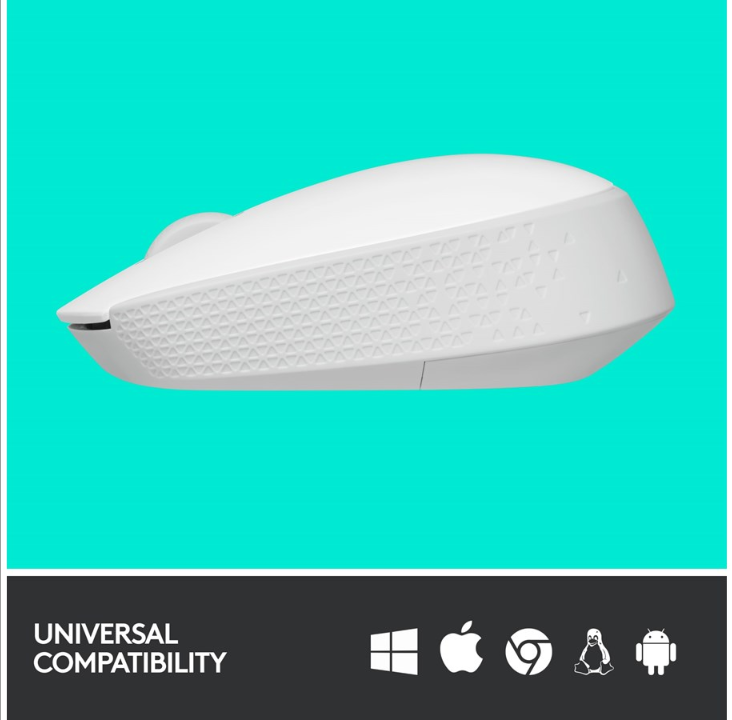 Logitech LOGI M171 Wireless Mouse - OFF WHITE - Mouse - Optic - 3 buttons - White