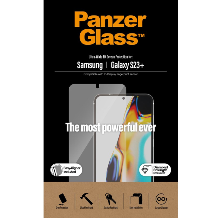 PanzerGlass 三星 Galaxy S23 Plus |屏幕保护玻璃